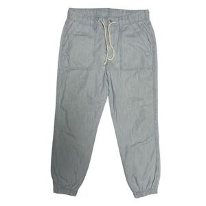 American Eagle Outfitters  Blue Pinstripe Joggers Women's 8